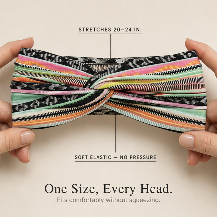 Lirelle™ Boho Print Wide Headband