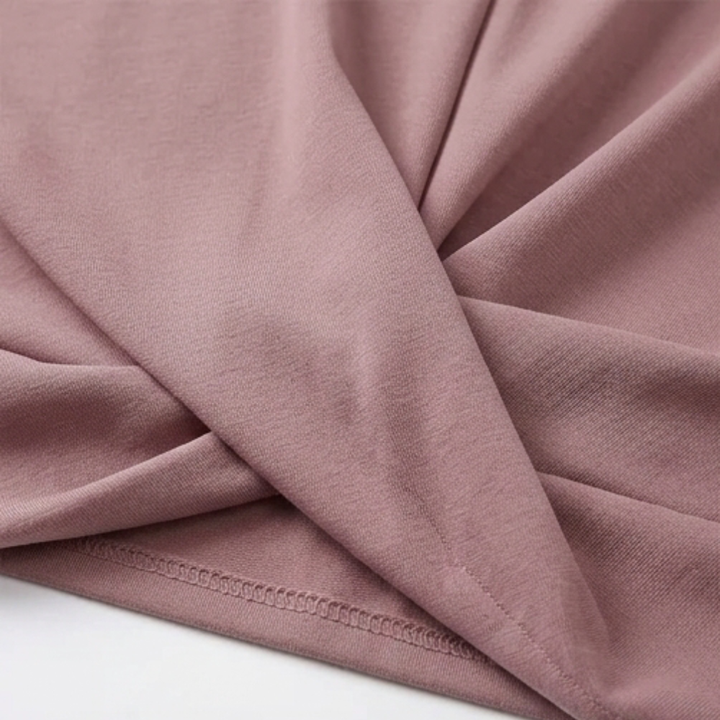 Veluna™ - Twist-Knot V-Neck Top for Effortless Everyday Style