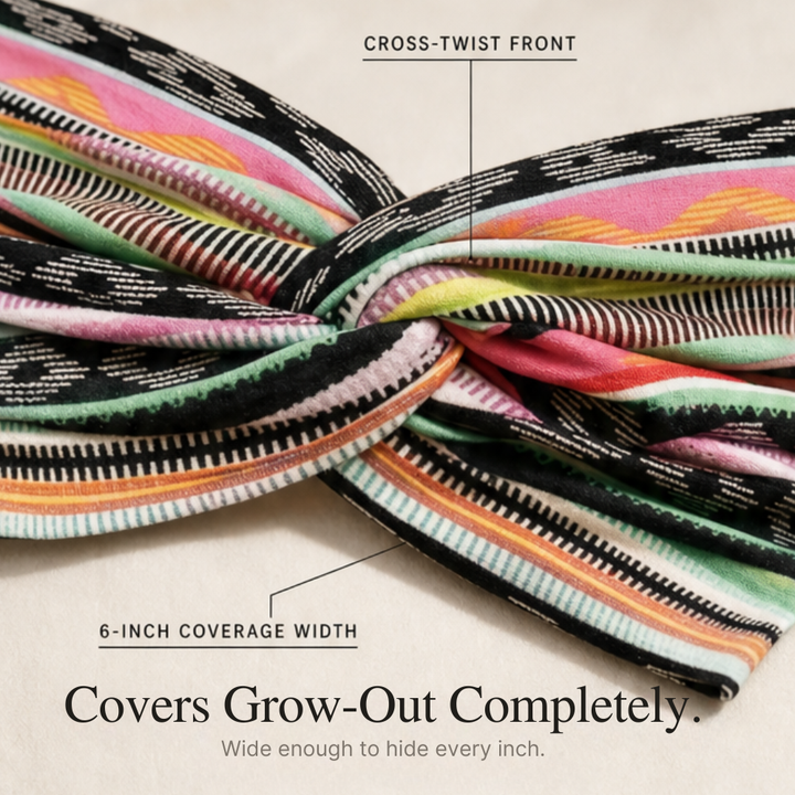 Lirelle™ Boho Print Wide Headband