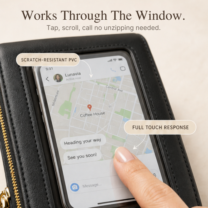 Lunavia™ – Touchscreen Crossbody Phone Bag
