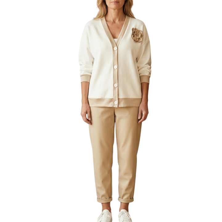 Vivara™ – Satin Trim Two Piece Matching Set