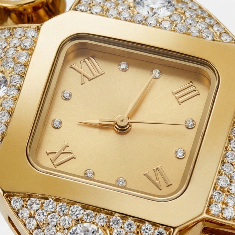 Lumivra™ Sparkling Rhinestone Vintage Watch