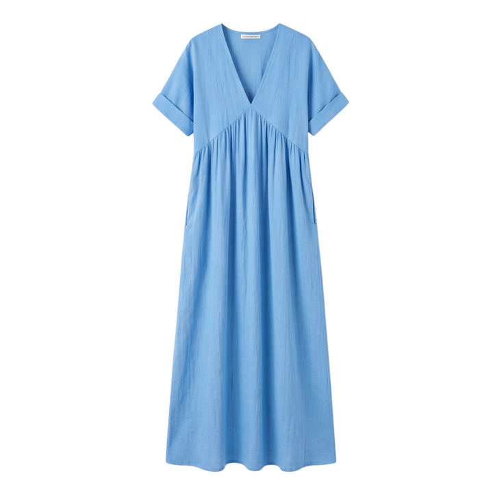 Marivelle™ - Effortless Summer V-Neck Maxi Dress