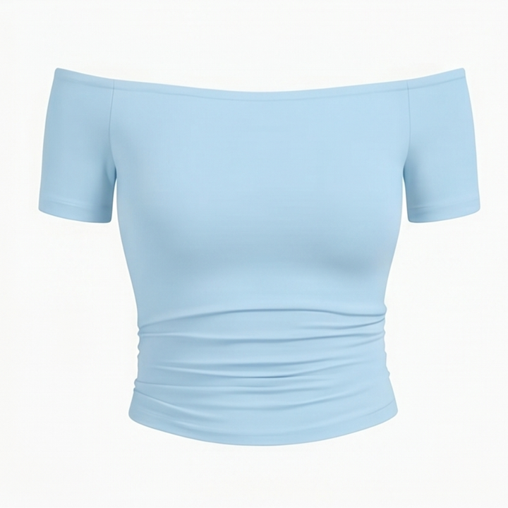 Velora - Women's Off-Shoulder Slim-Fit Top