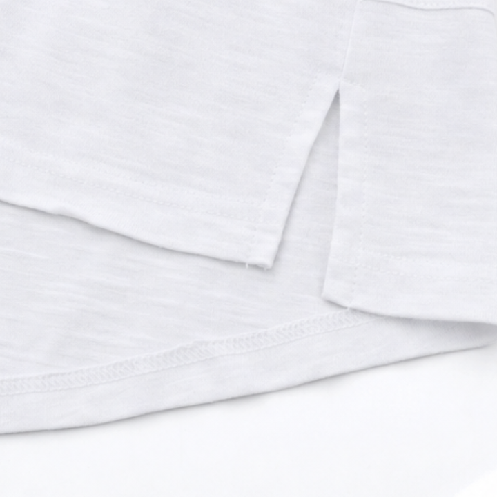 Wearlyn – Oversized Split-Hem T-Shirt with Flared Sleeves