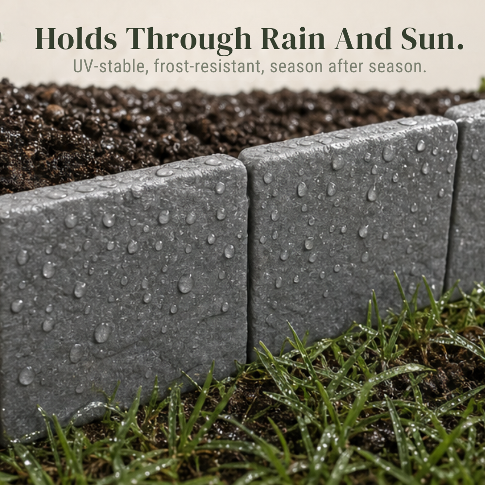 Stonelay™ – Stone-Effect Garden Edging that Taps In