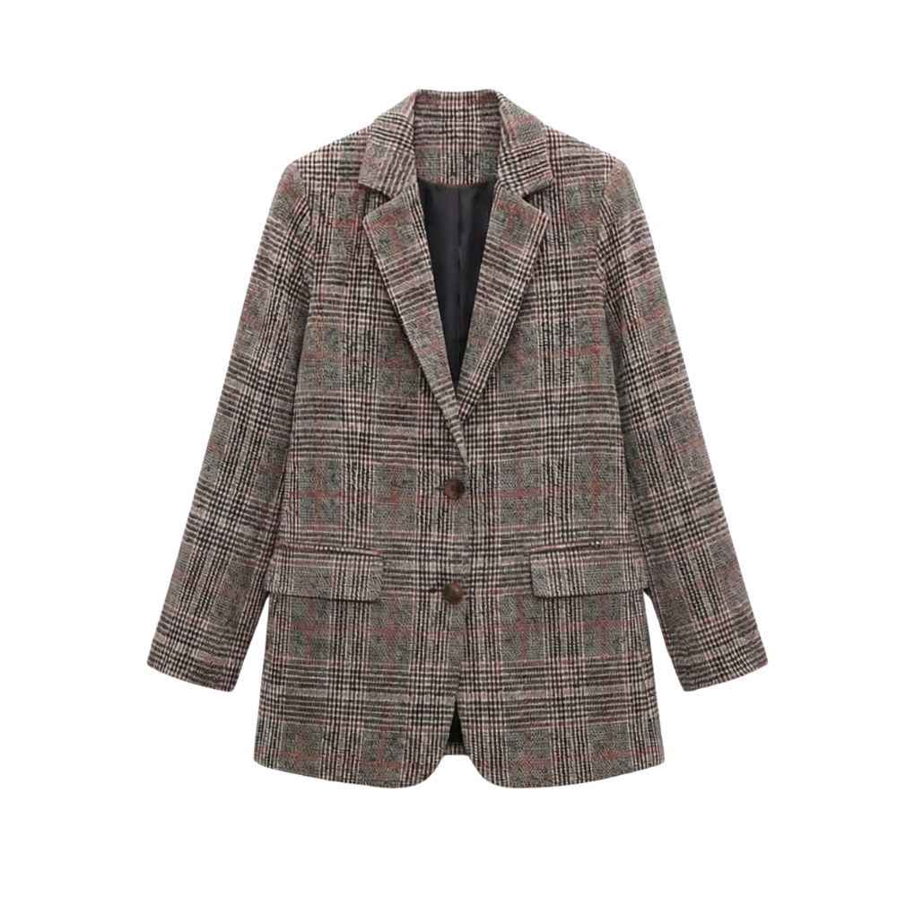 Hartlyn™ – Classic Glen Plaid Blazer