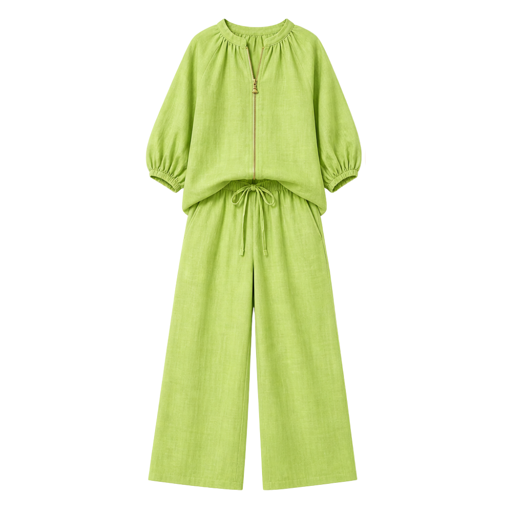 Veluna™ – 2-Piece Set with Gold Zip
