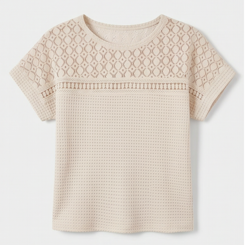 Lunavia™ – Breezy Open-Weave Knit Top