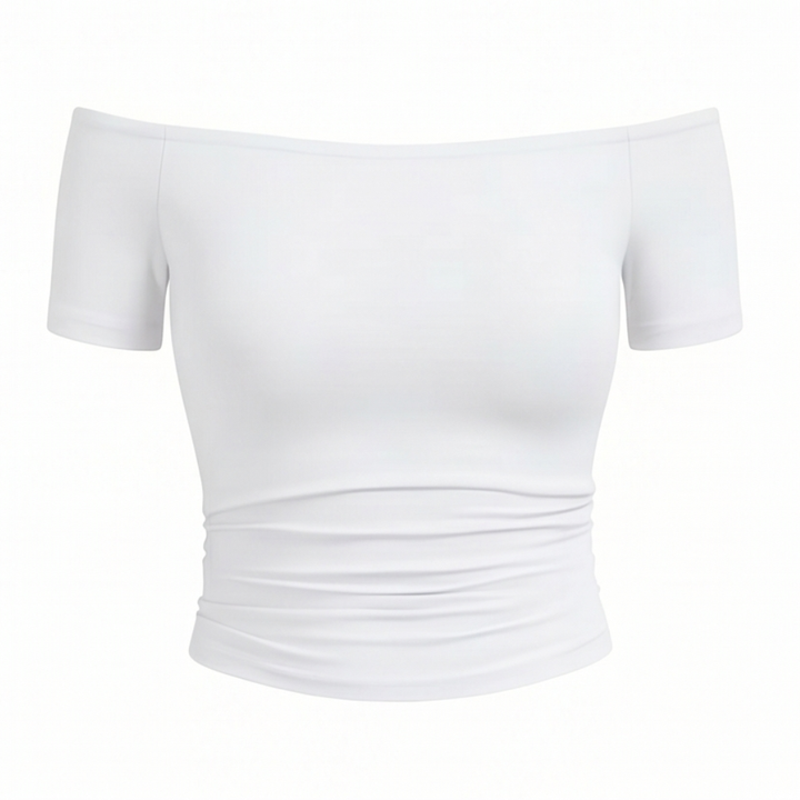 Velora - Women's Off-Shoulder Slim-Fit Top