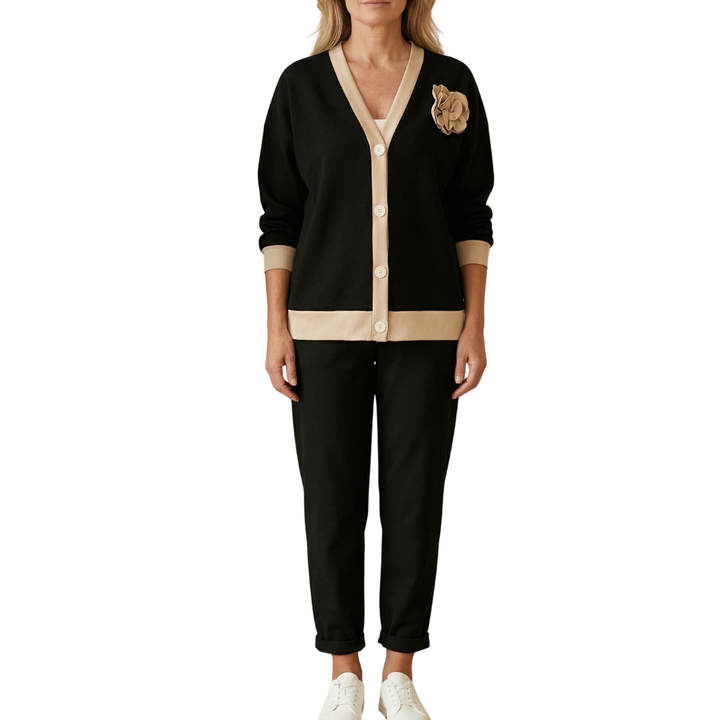 Vivara™ – Satin Trim Two Piece Matching Set