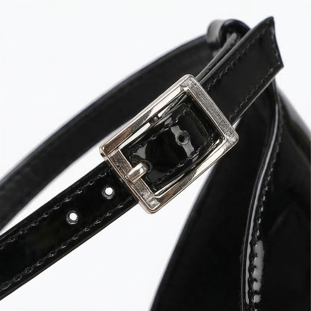 Lusoire™ – Glossy D'Orsay Stiletto Heels