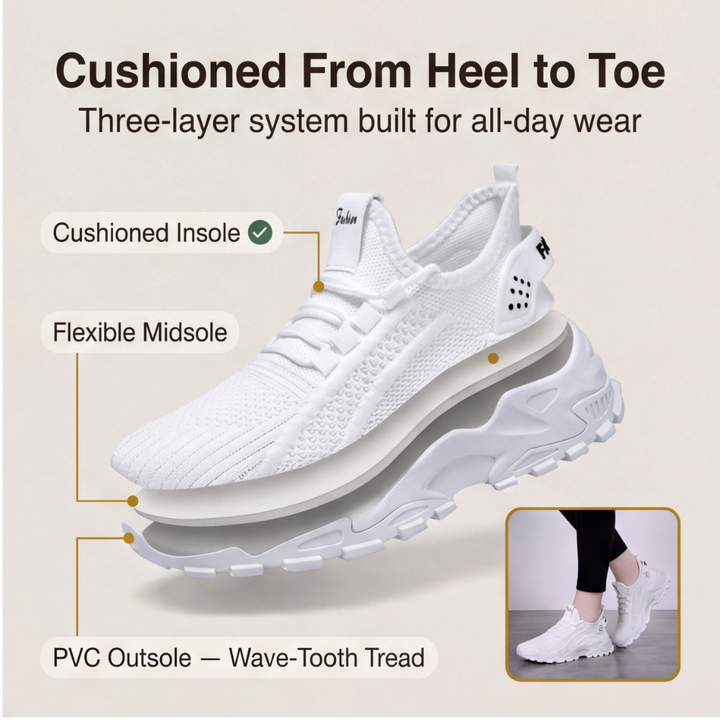 Airessa™ Breathable Mesh Sneakers for All Day Comfort