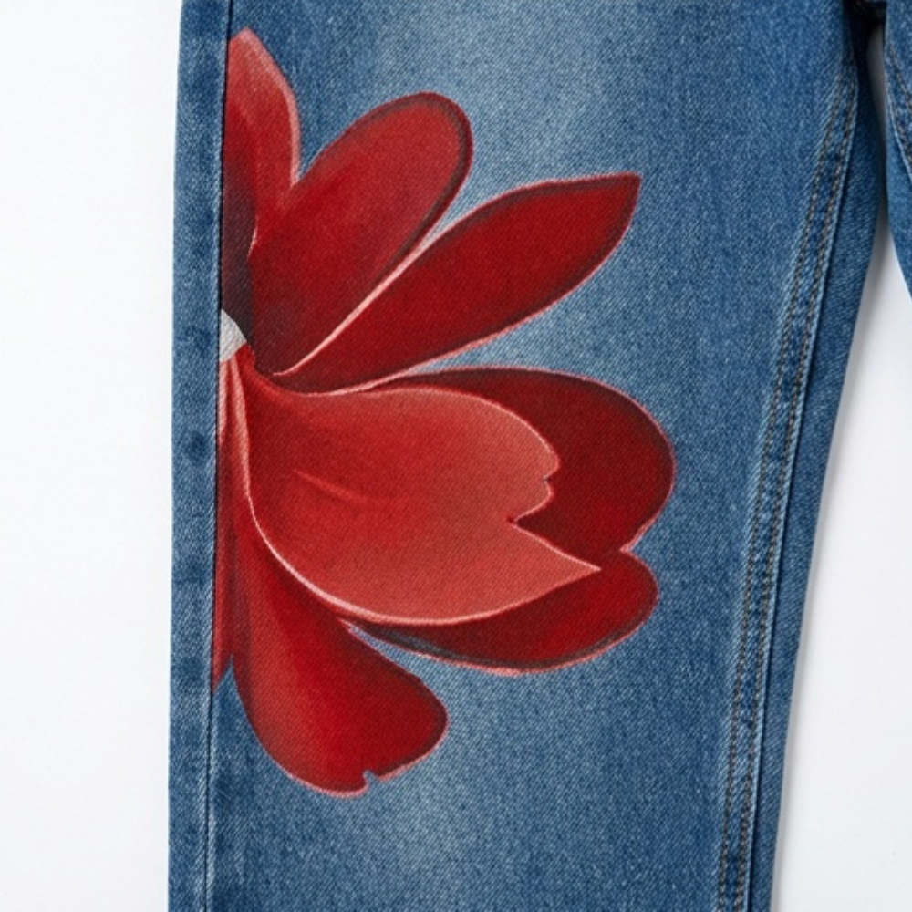 Florenza™ – Bold Floral Wide Leg Jeans