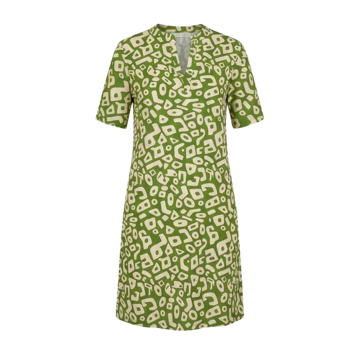 Vivara™ – Breezy V-Neck Printed Dress