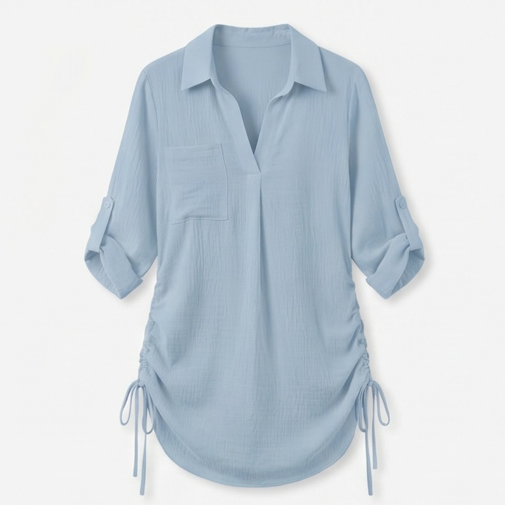 Coverly™ – Breezy Beach Cover-Up Shirt Dress