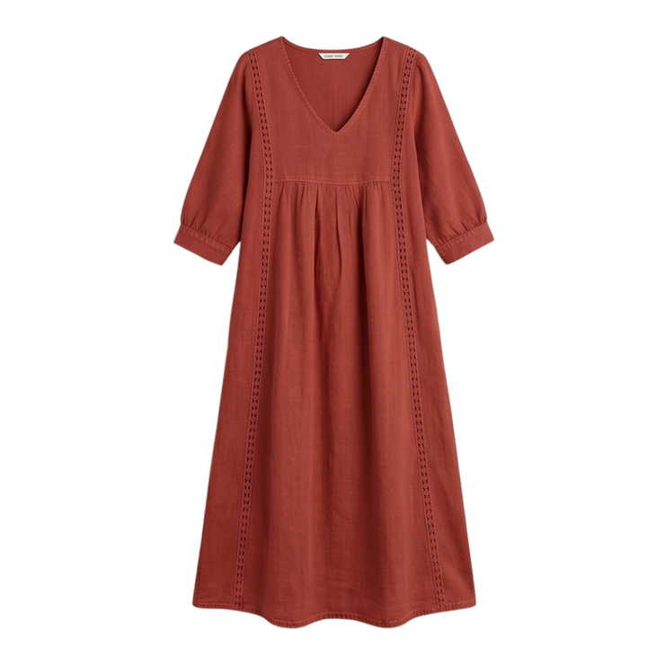 Virella™ – Relaxed Midi Dress with Pockets