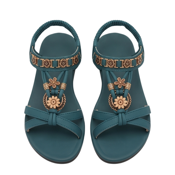 Marisol™ – Cushioned Boho Sandals for Summer