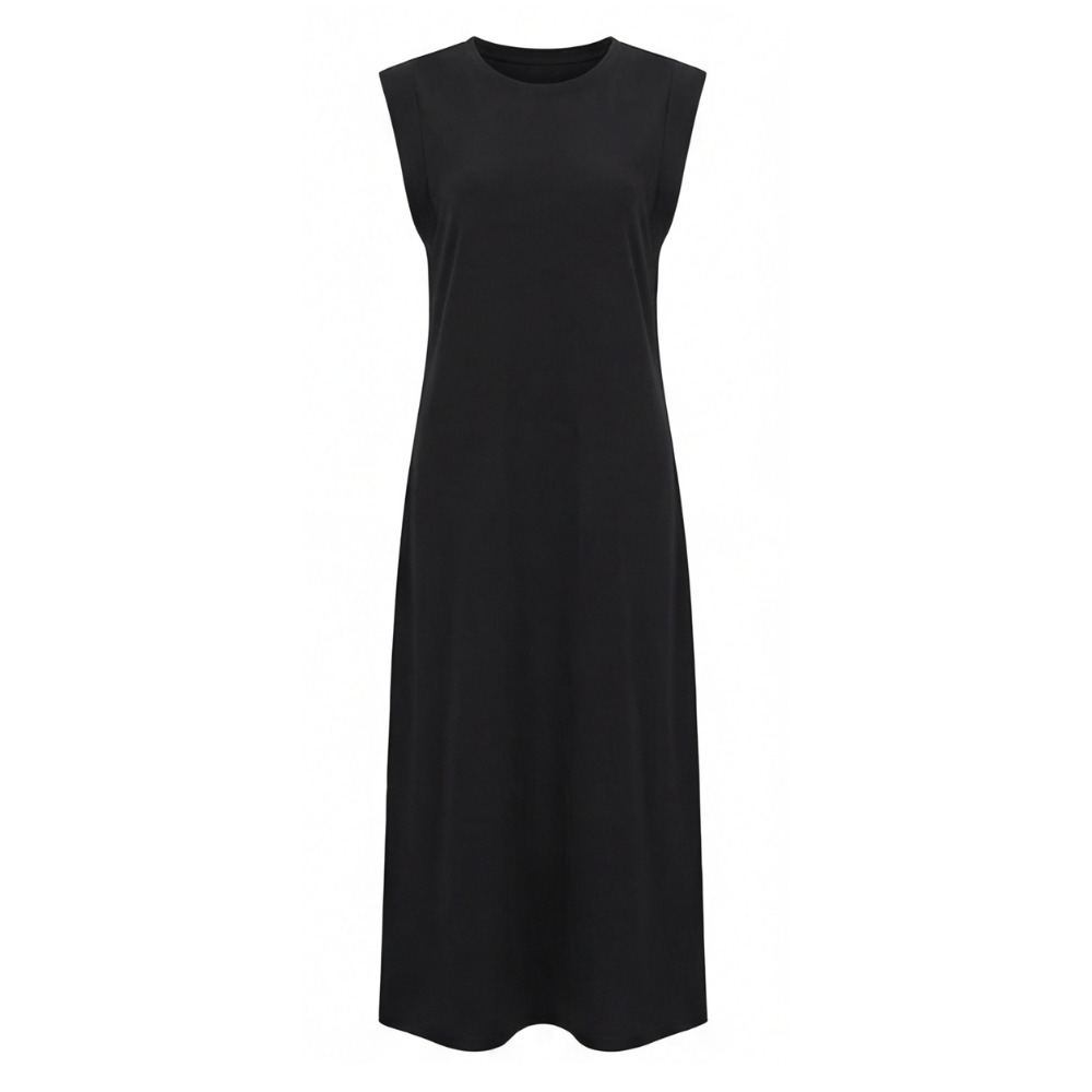 Ellara™ – Wrinkle Free Maxi Dress with Side Slit