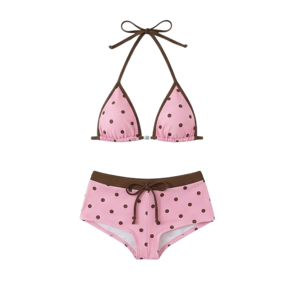 Soletta™ – Retro Polka Dot Bikini Set