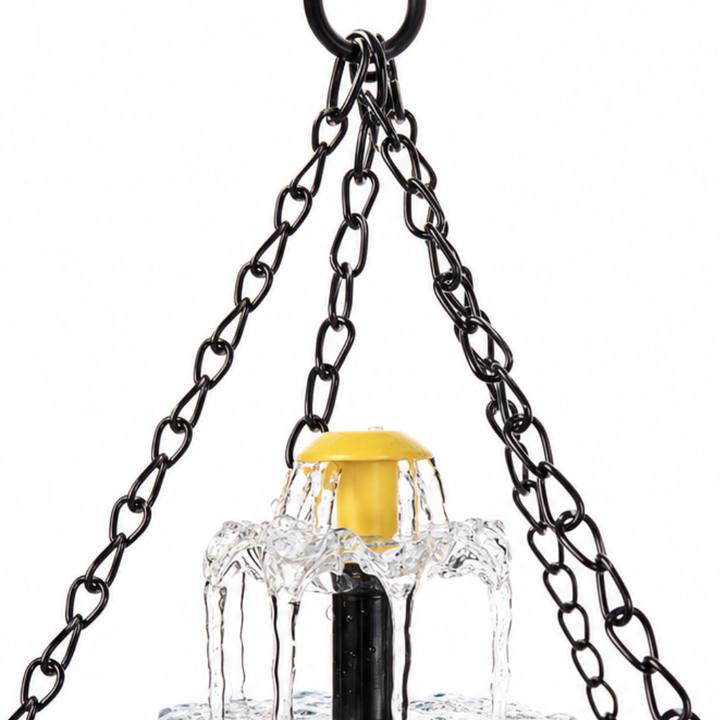 Avelora™ – Solar Hanging Bird Bath Fountain with Two-Tier Cascade