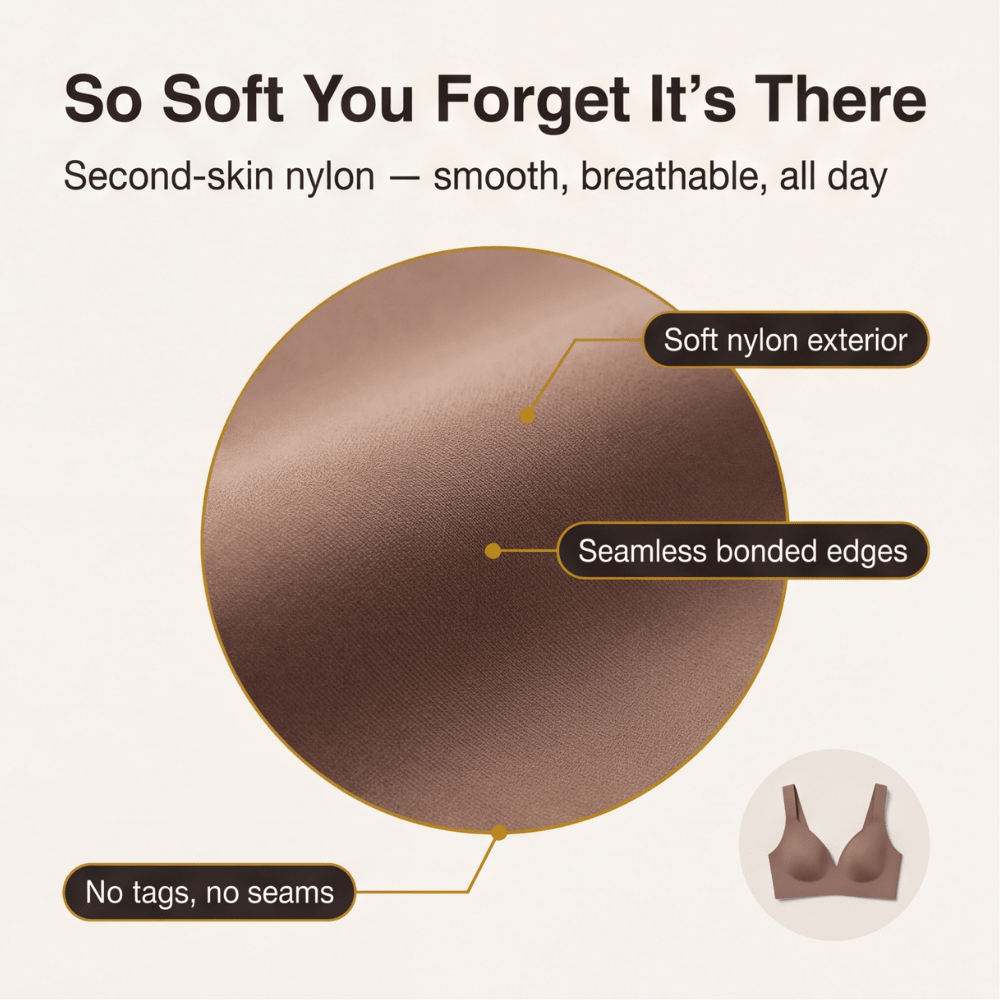 Veluna™ – Seamless Deep V Wireless Lift Bra