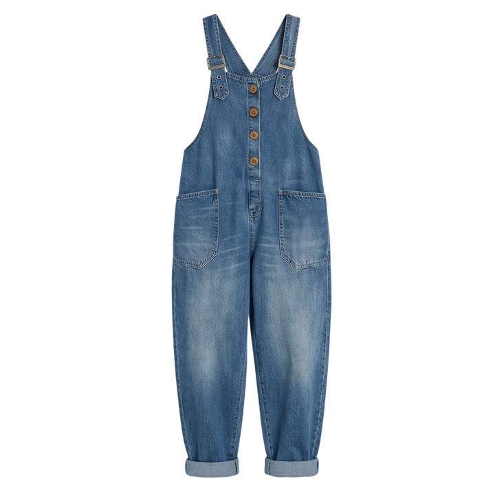 Lovarra - Women's Relaxed Overalls with Pockets
