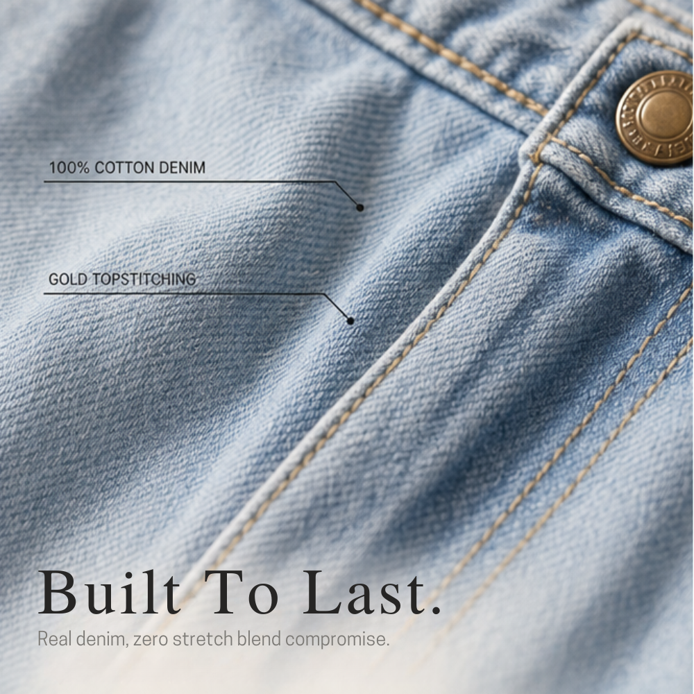 Lunavia™ – Vintage Relaxed-Fit Wide-Leg Jeans