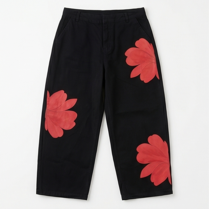 Florenza™ – Bold Floral Wide Leg Jeans