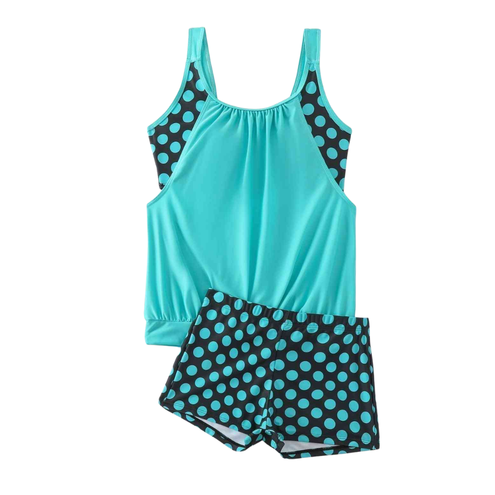Marivella™ – Curve-Flattering Tankini with Boyshorts