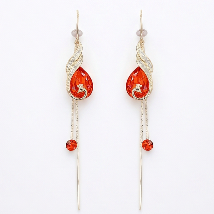 Lunavia™ - Sapphire Drop Earrings for Effortless Elegance