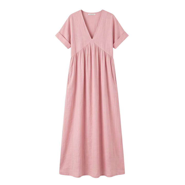 Marivelle™ - Effortless Summer V-Neck Maxi Dress