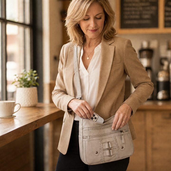 Avella™ - Soft Leather Crossbody Bag for Effortless Daily Carry