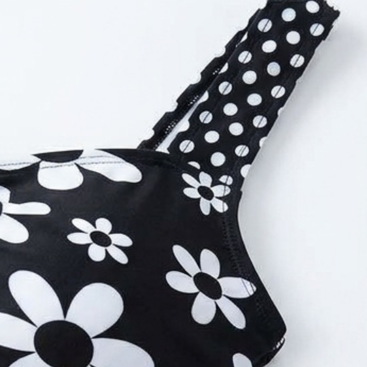 Marenza™ – Halter Swimdress with Flowy A-Line Skirt