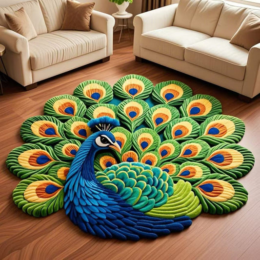 Caurelle™ – Elegant Non-Slip Peacock Mat (50% Off)