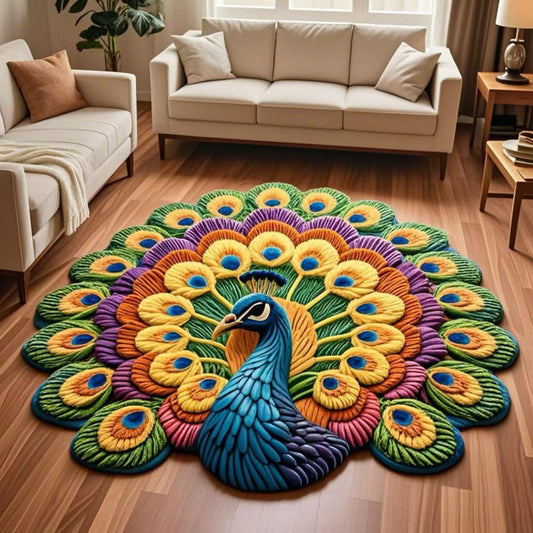 Caurelle™ – Elegant Non-Slip Peacock Mat (50% Off)