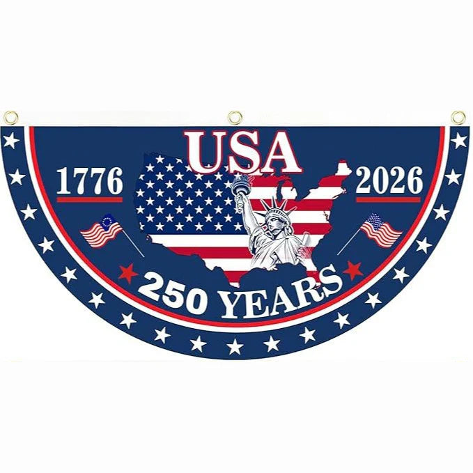 Libertara - 250th Anniversary America Fan Flag