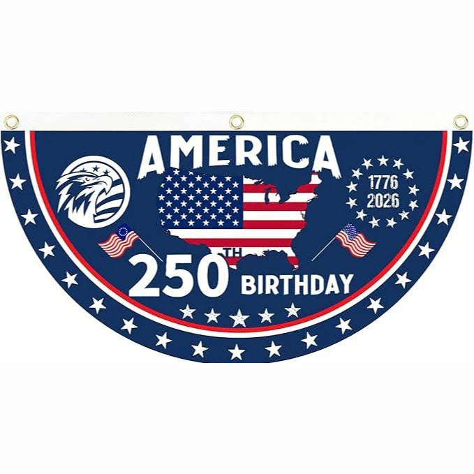Libertara - 250th Anniversary America Fan Flag