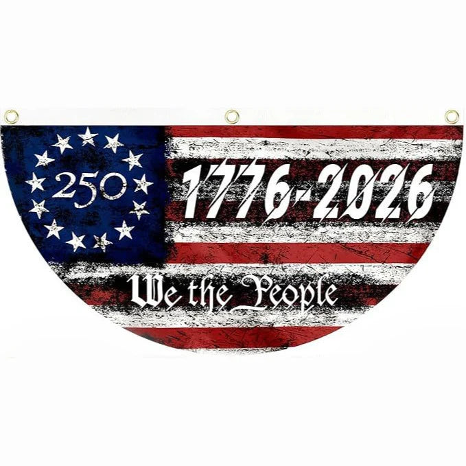 Libertara - 250th Anniversary America Fan Flag
