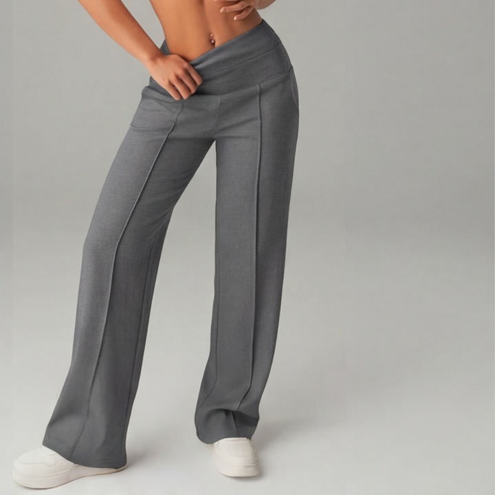 Velessa™ – Wide Leg High Waist Stretch Pants