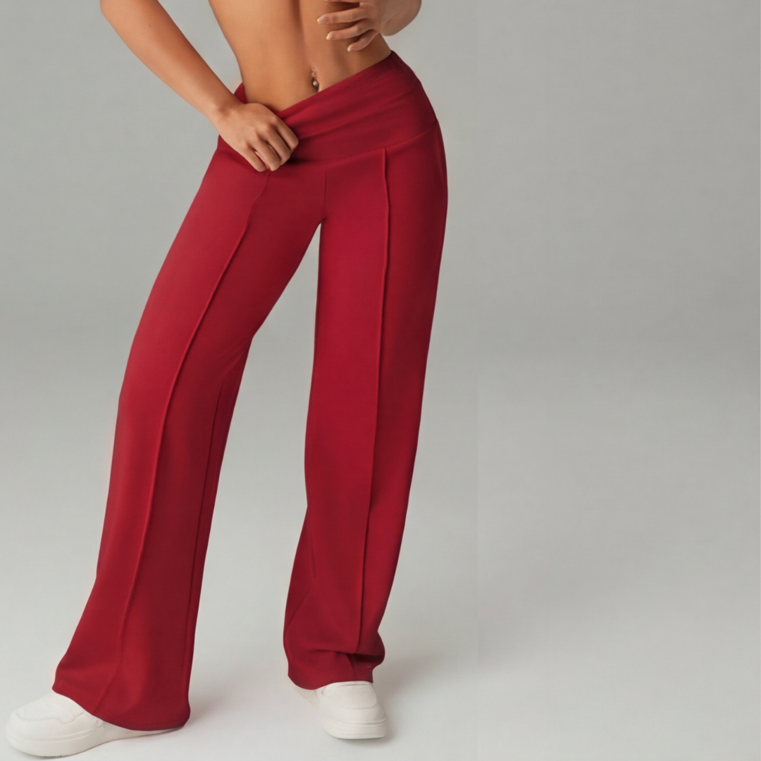 Velessa™ – Wide Leg High Waist Stretch Pants