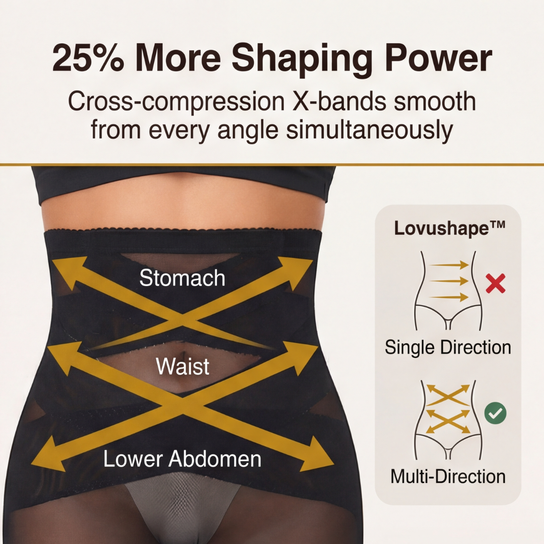 Lovushape™ – Cross Compression High Waisted Shapewear