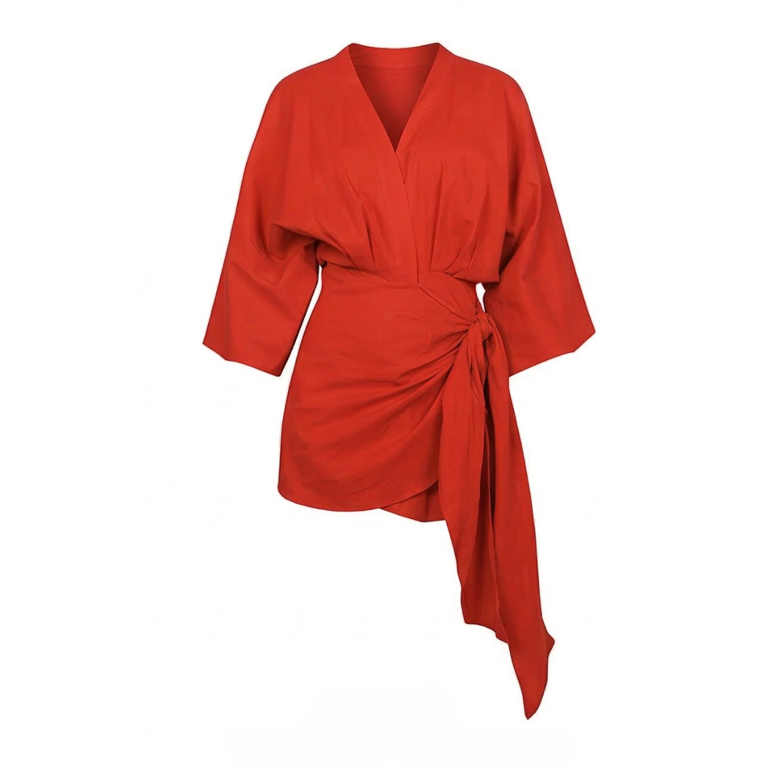 Velara™ – Kimono Sleeve Wrap Dress