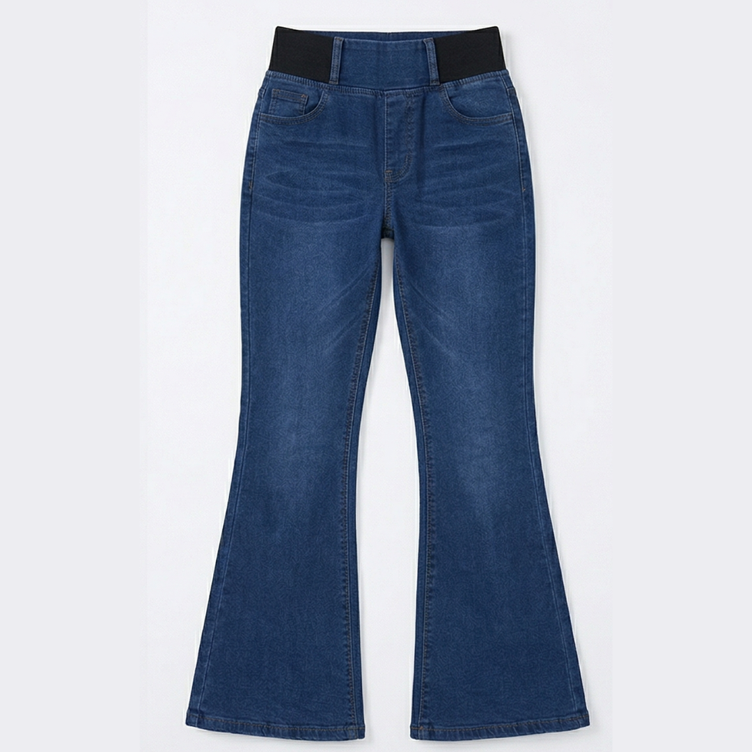 Curvela™ – High Waist Stretch Flare Jeans