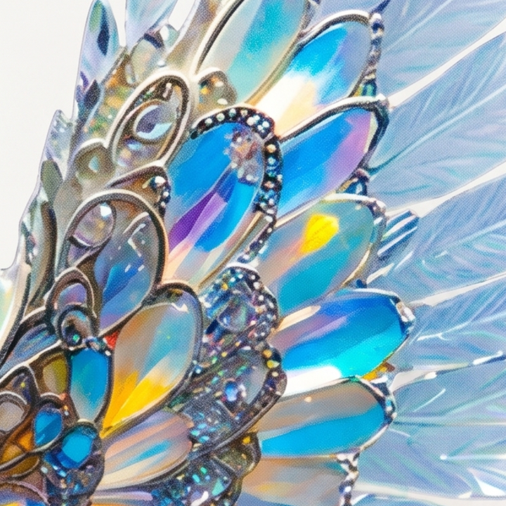 Lumara™ – Iridescent Bluebird Suncatcher Ornament