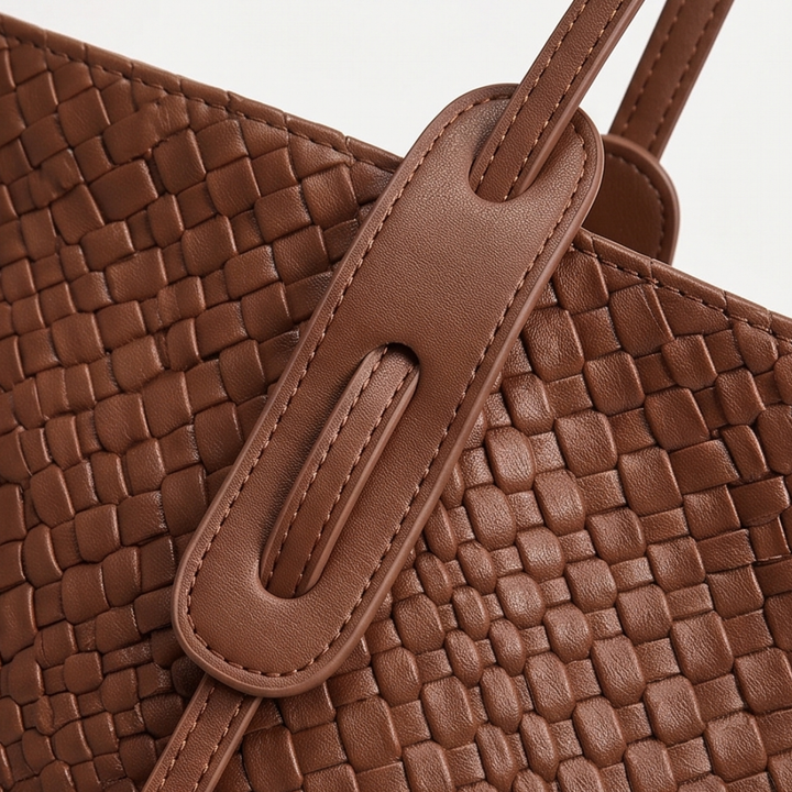 Ardenna™ – Woven Faux Leather Tote