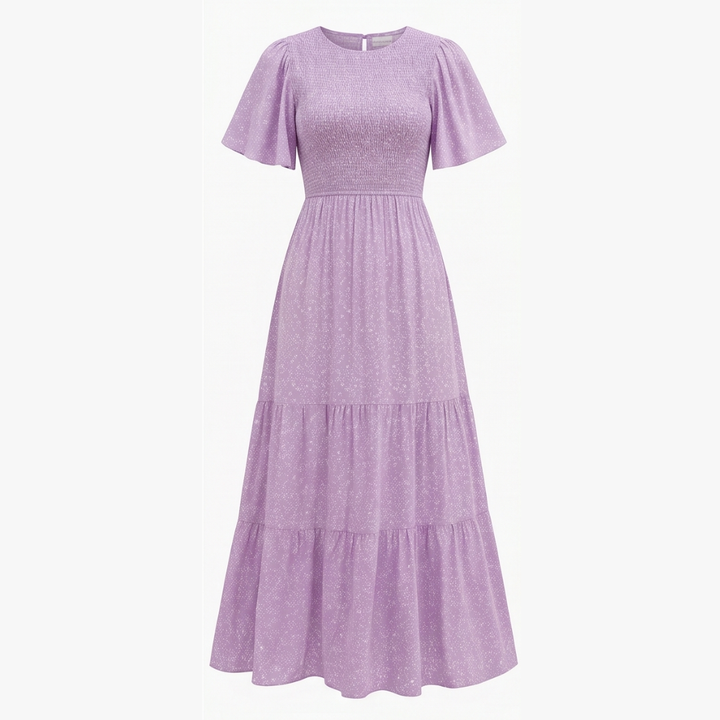 Florenza™ – Smocked Floral Maxi Dress for Spring