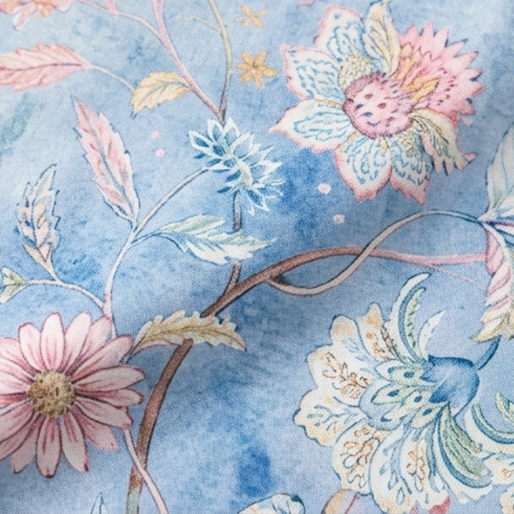 Florenza™ – Watercolor Floral V-Neck Blouse