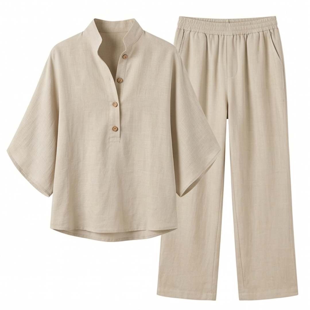Marelle™ Breezy Linen Two-Piece Set for Warm Days