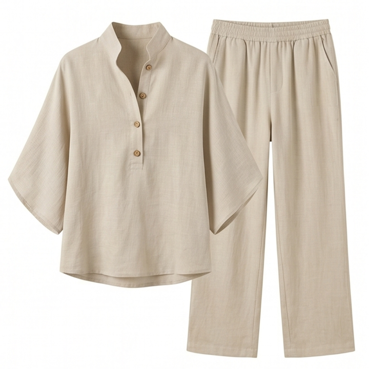 Marelle™ Breezy Linen Two-Piece Set for Warm Days
